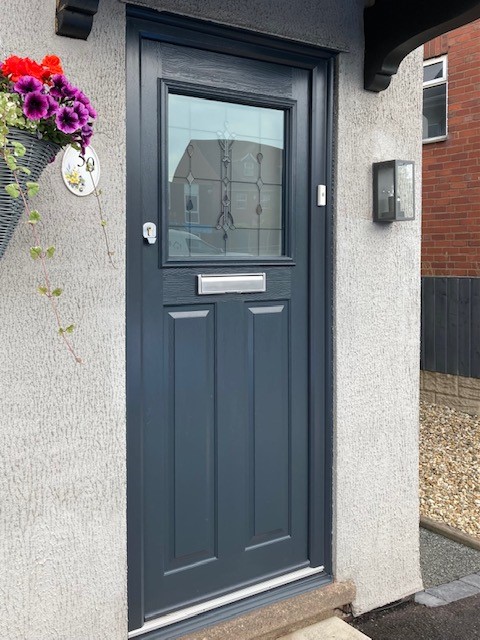 STERLING ANTHRACITE GREY PARK LANE GLASS