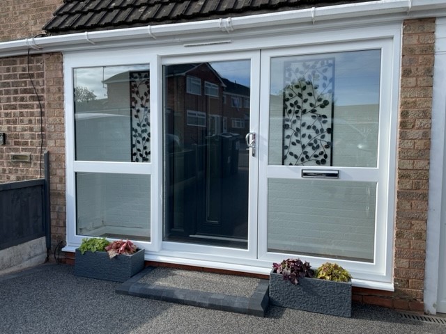 WHITE UPVC PORCH PATIO PROJECT